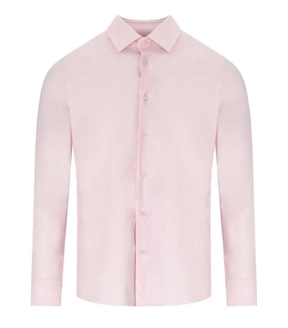 Archivium Pink Linen Effect Shirt