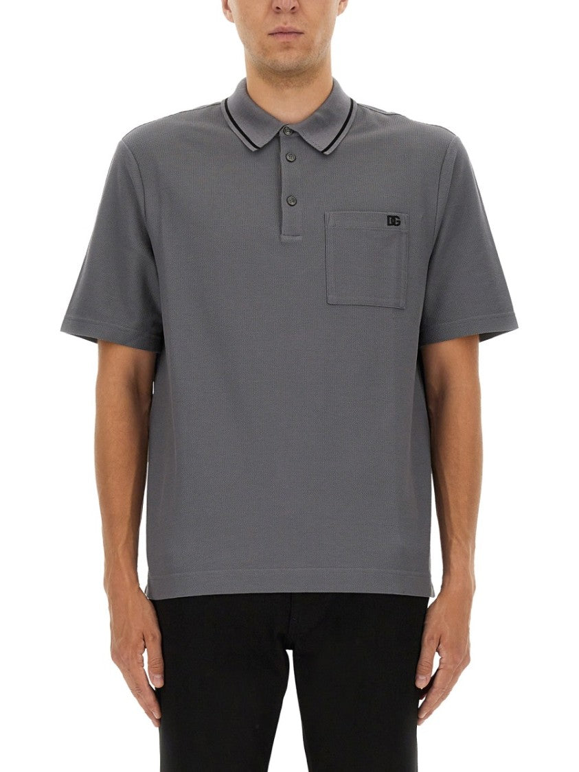 Dolce & Gabbana Cotton Pique Polo
