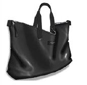 Dolce & Gabbana Rectangular Black Tote Bag With Zippered Closure
