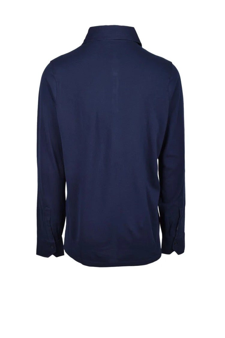 Heritage Blue Classic Cotton Polo Shirt