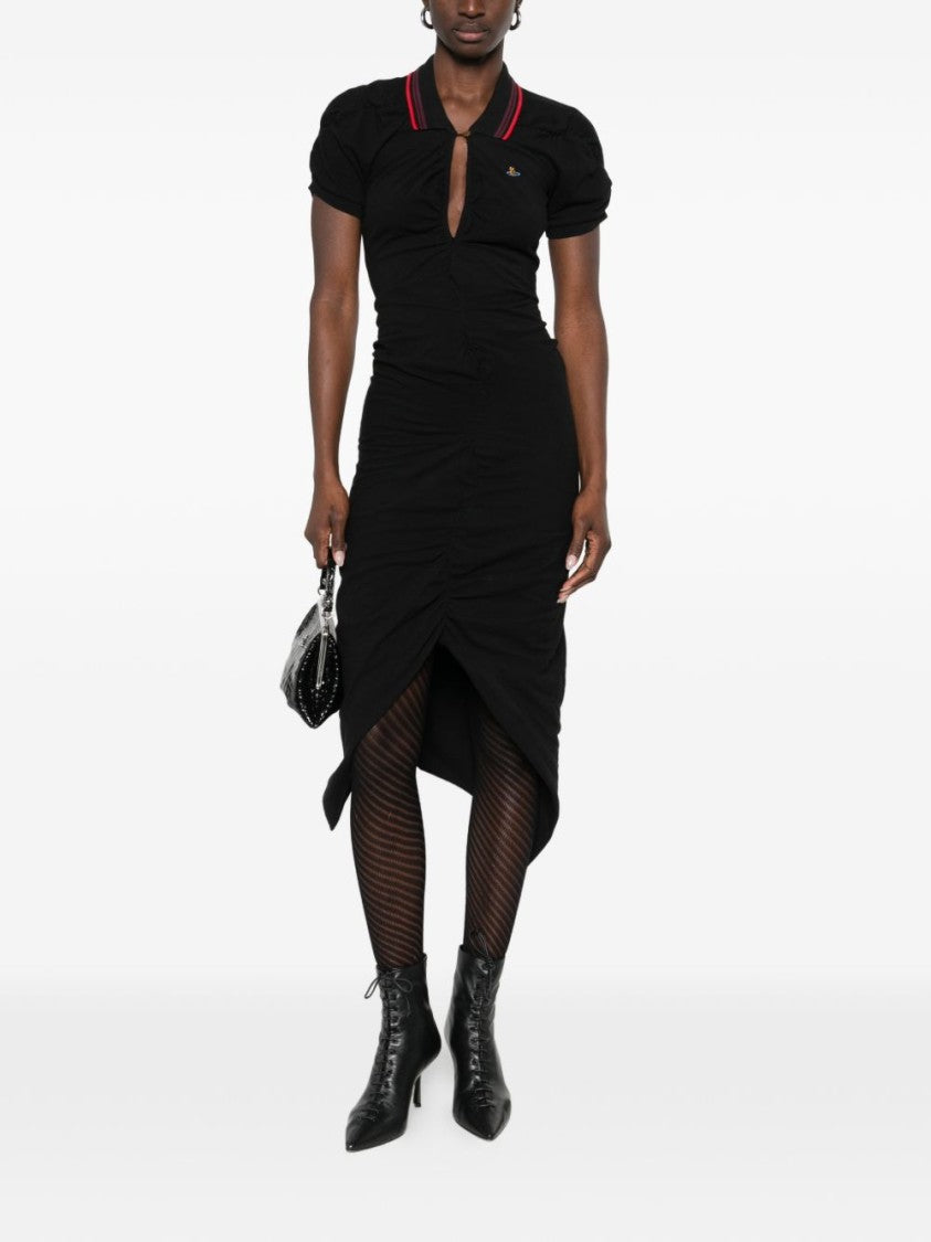 Vivienne Westwood Asymmetric Hem Black Dress