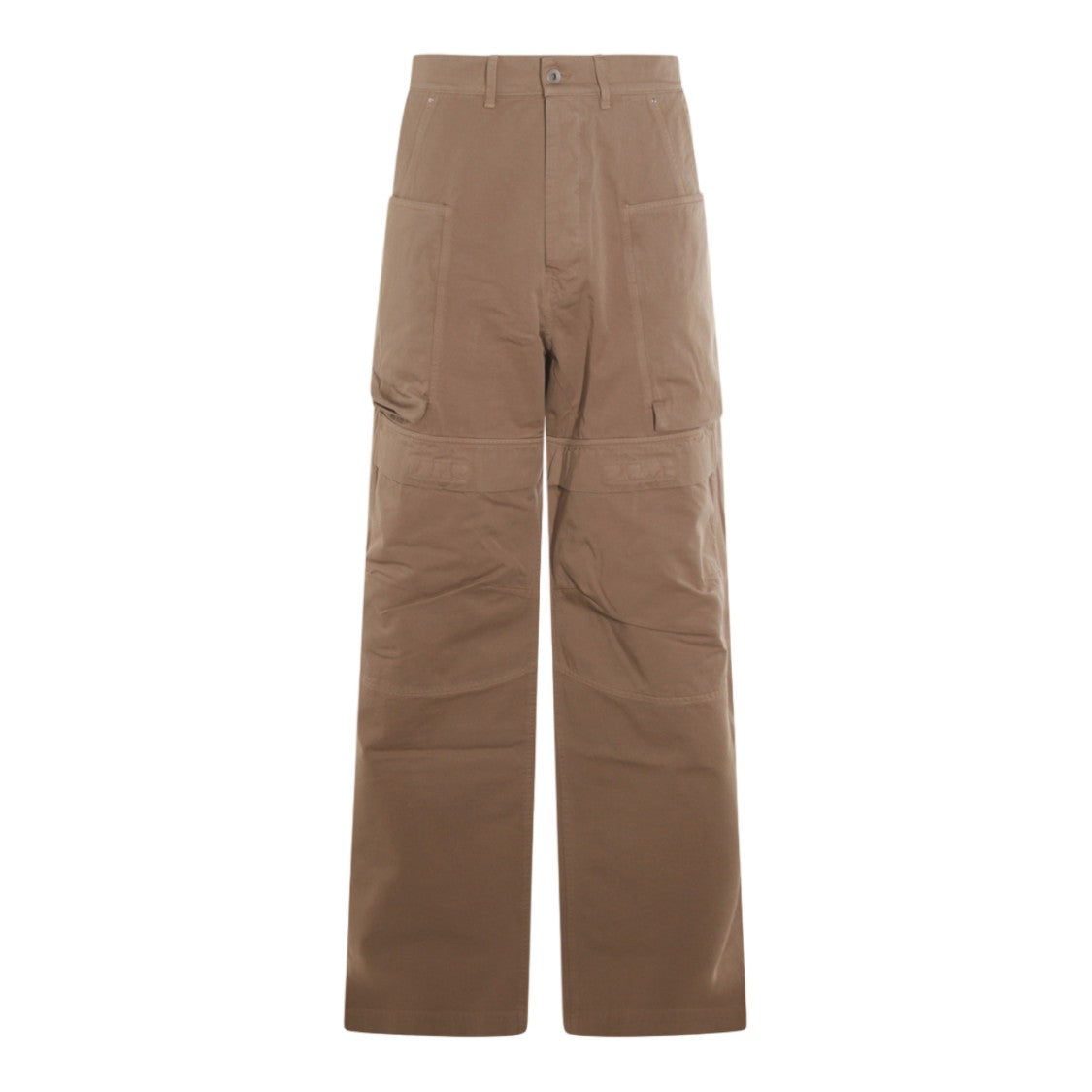 Drkshdw By Rick Owens Relaxed Straight-Leg Trousers With Utilitarian Design And Patch Pockets