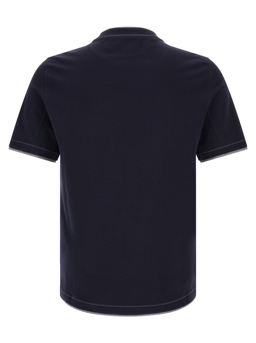 Brunello Cucinelli Double Layer T-Shirt