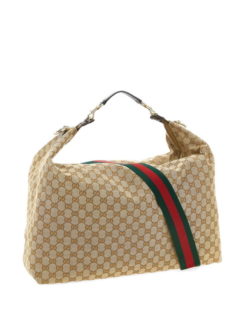 Gucci Sand Brera Gg Canvas Crossbody Bag