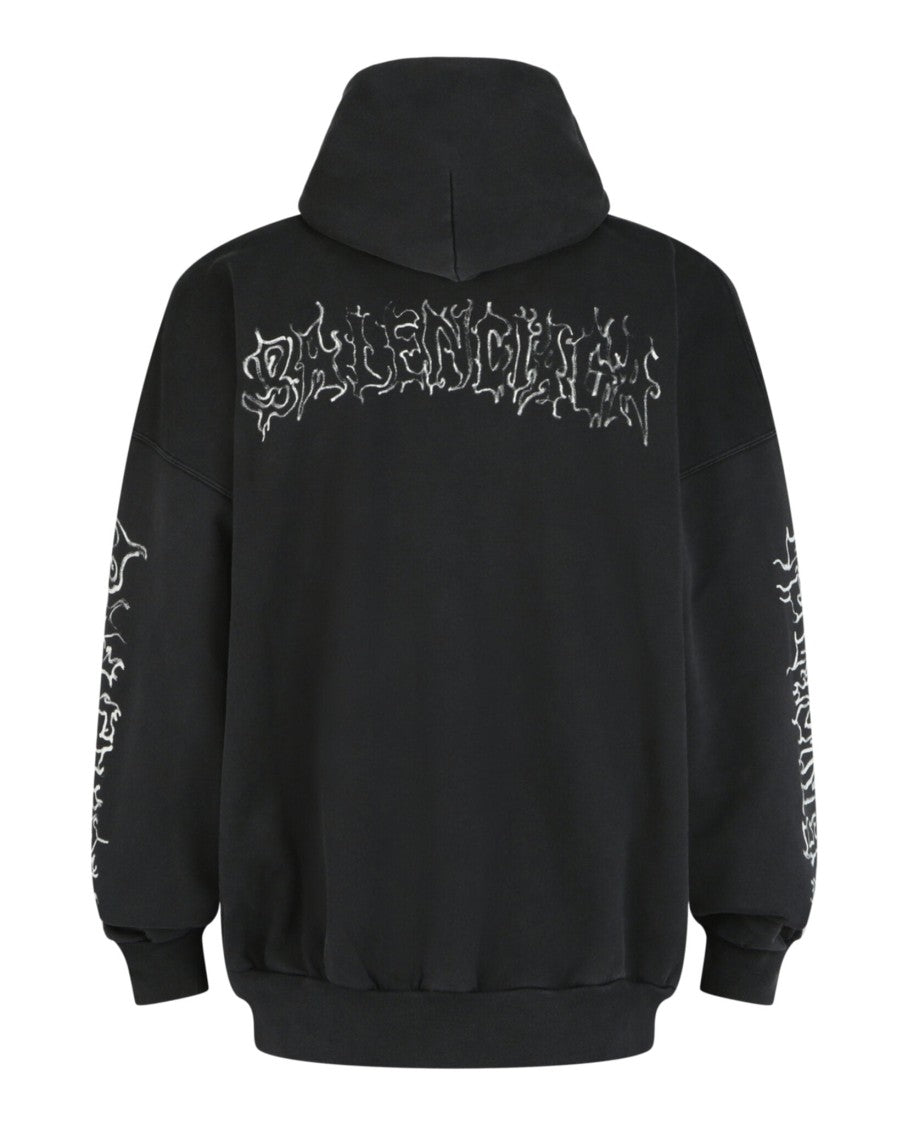 Balenciaga Diy Metal Logo Hoodie