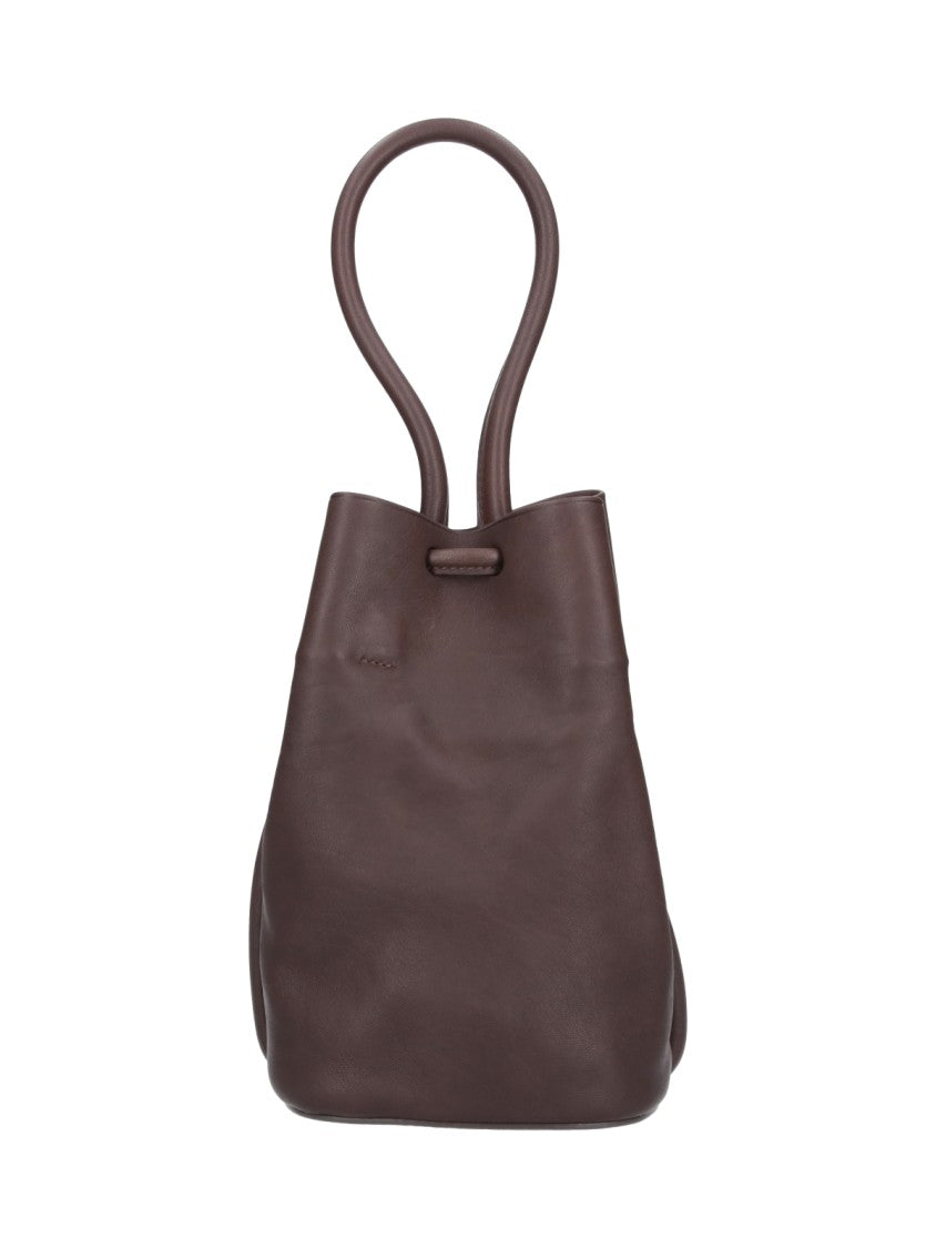 Uma Wang Brown Small Sac Lambskin Bucket Bag