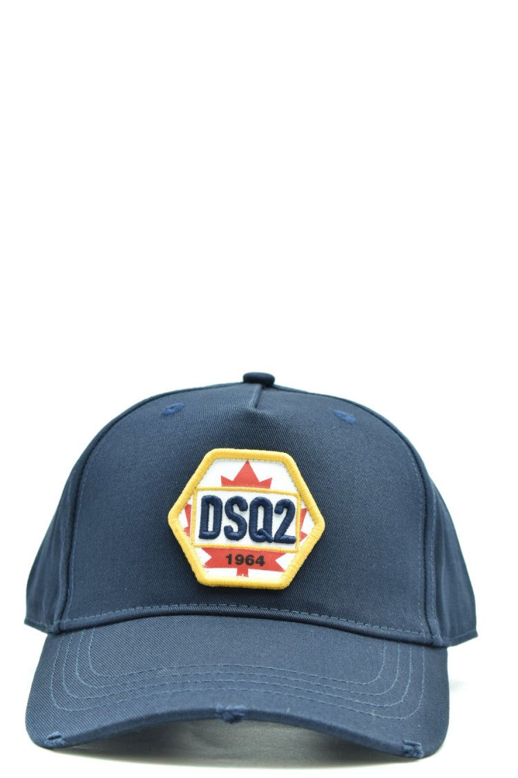 Dsquared2 Structured Blue Baseball Cap