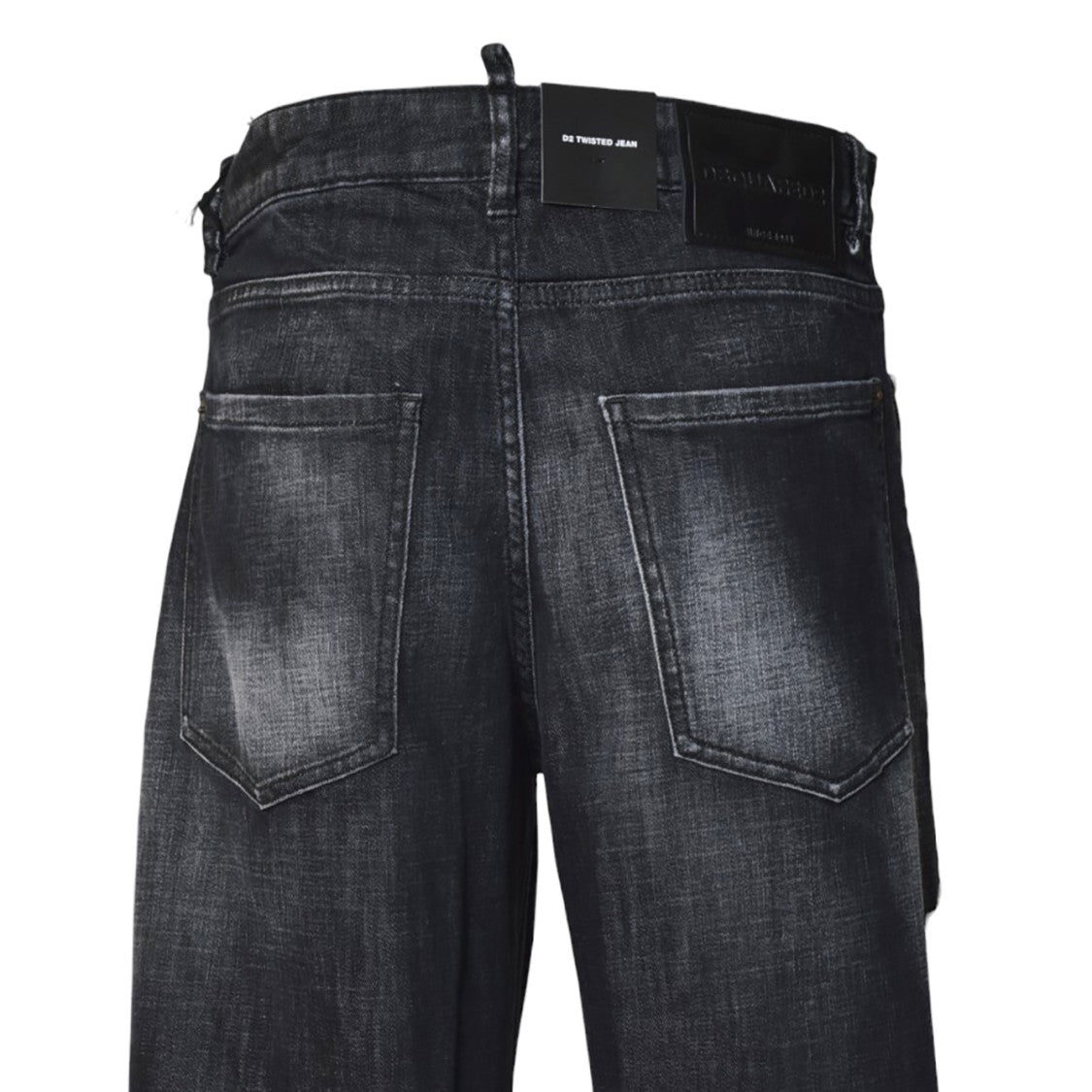 Dsquared2 Straight-Leg Jeans With Vintage-Faded Finish And Five-Pocket Design
