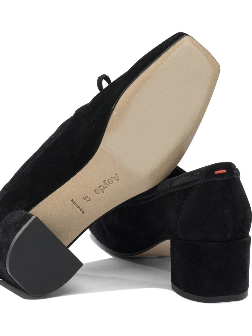 Aeydē Classic Block Heel Loafers