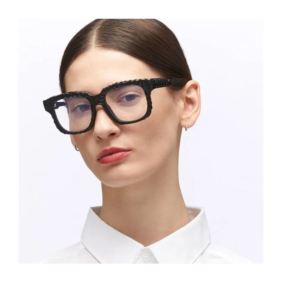 Kuboraum Mask K25 Square-Structured Black Acetate Kuboraum Mask K25