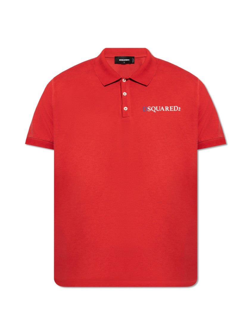 Dsquared2 Tennis Fit Logo Polo Shirt