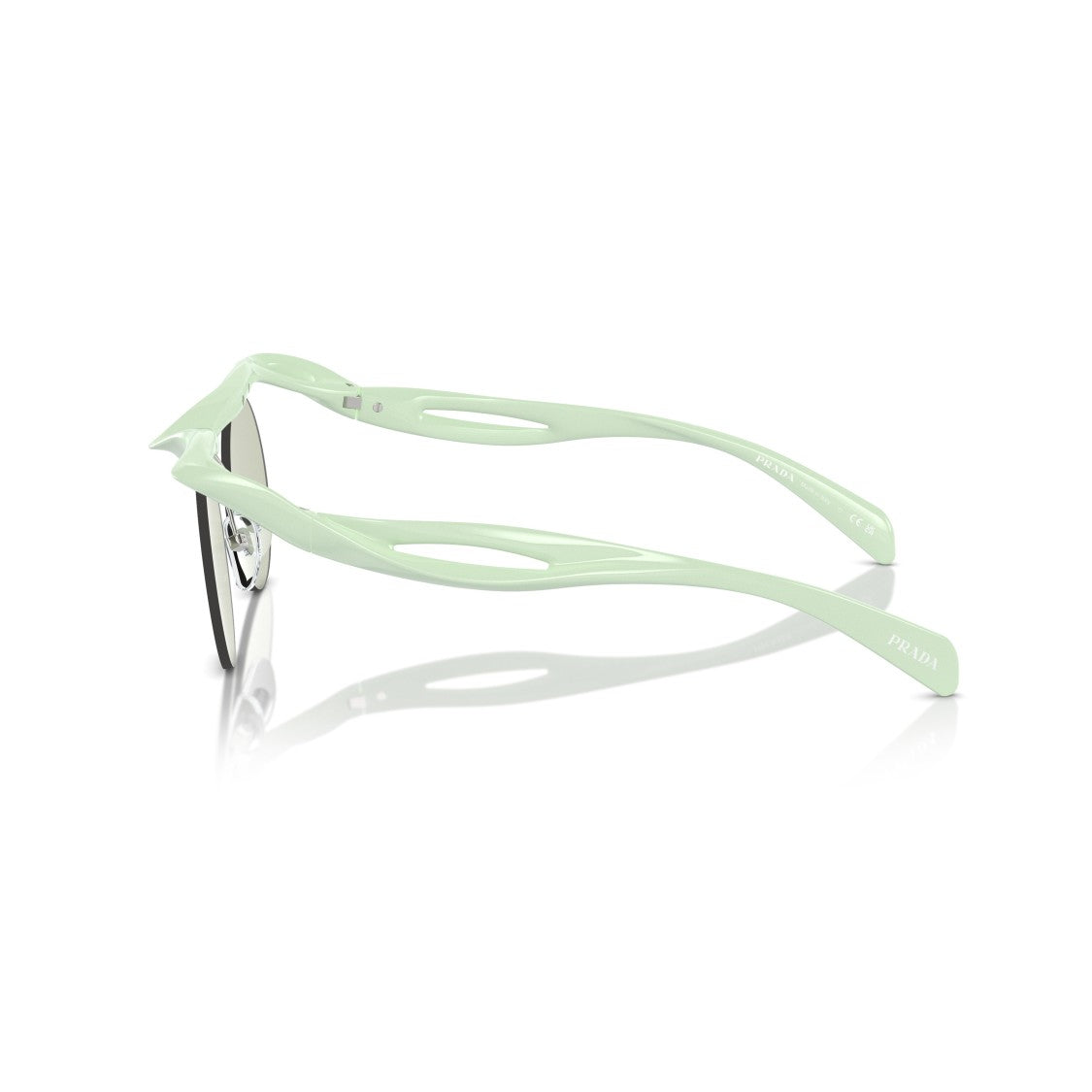 Prada 0Pr A18s Round Lens Sunglasses