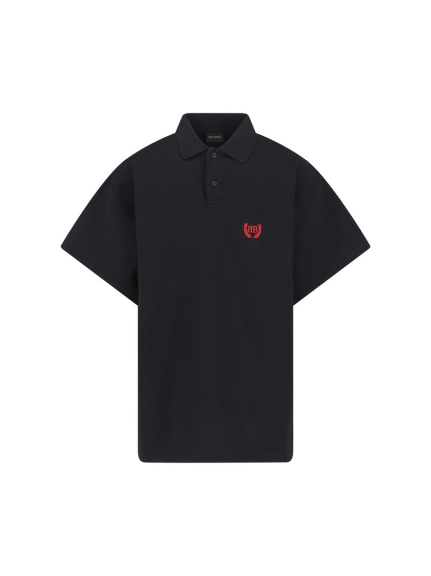 Balenciaga Minimalist Polo Shirt With Short Sleeves