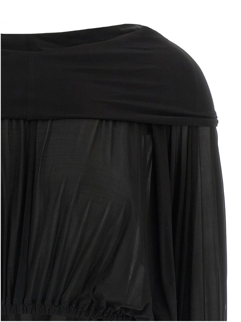 Rick Owens 'Crooped Hooded Tunic' Sweater