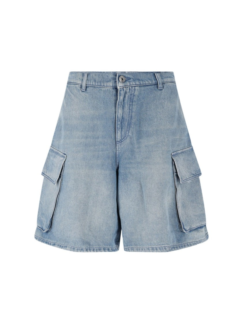J. W. Anderson Cargo Bermuda Shorts – Light Blue
