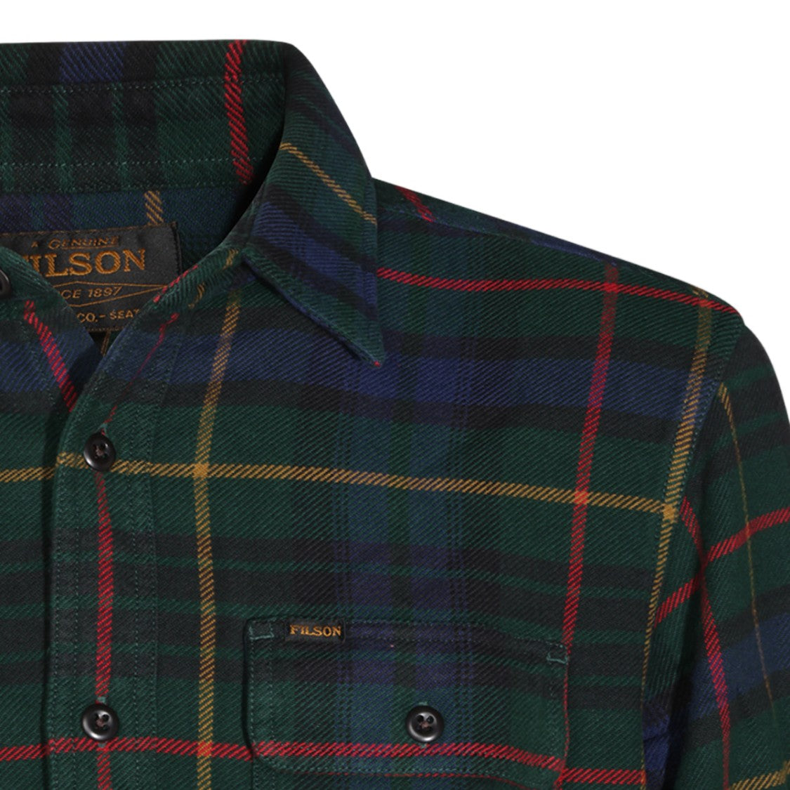 Filson Plaid Button-Down Casual Shirt