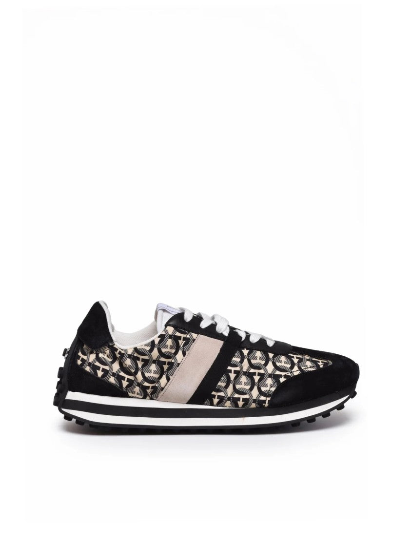 Salvatore Ferragamo Giulio Sneaker - Black/Beige
