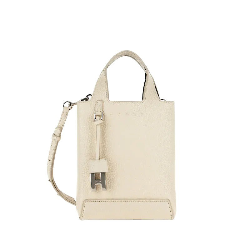 Hogan Compact Textured Leather Tote Bag