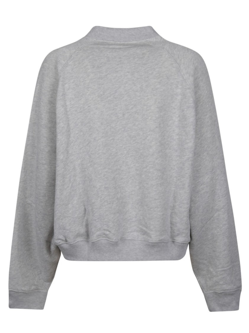 Polo Ralph Lauren Bear Cropped Heather Grey Sweatshirt