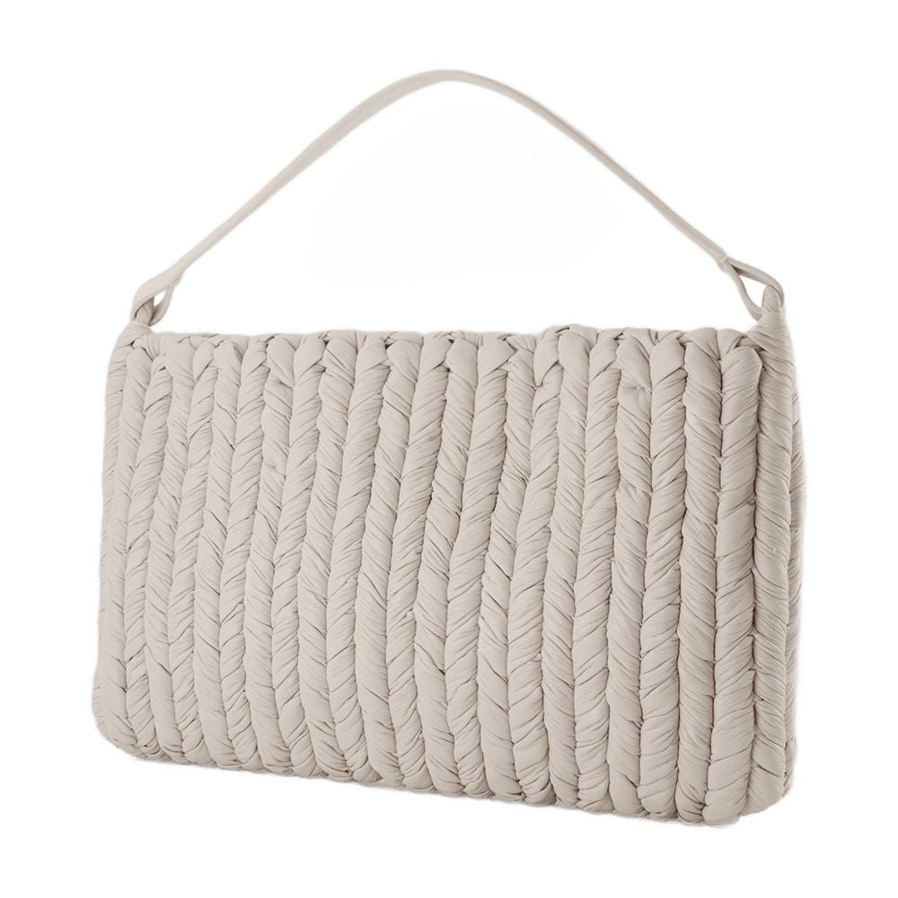 Nanushka The Square Bag In Whte Vegan Leather