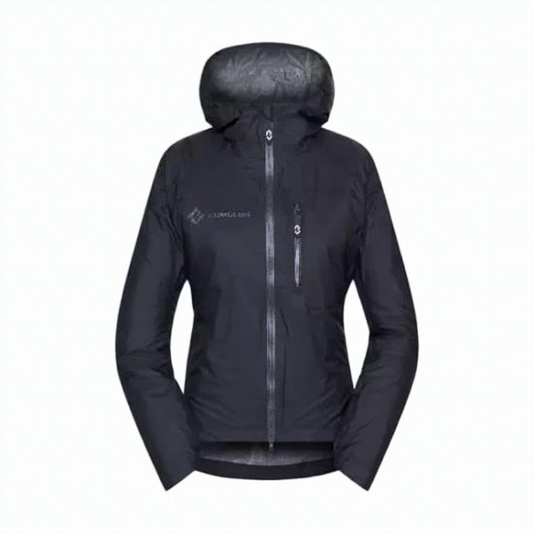 Cumulus Fitted Black Polyamide Cumulus Jacket