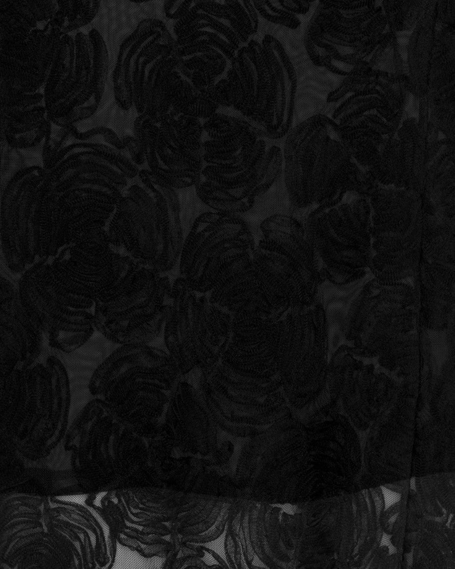 Rotate Black Floral Maxi Dress