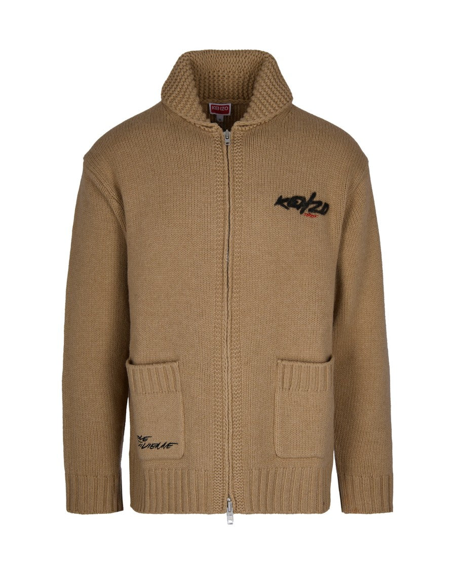 Kenzo X Futura 2000 Wool Cardigan