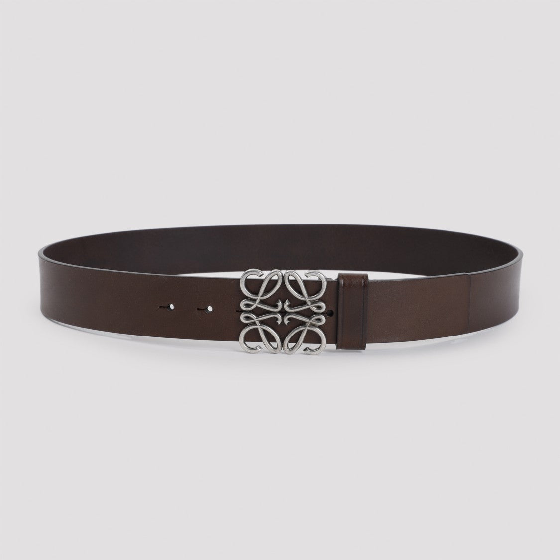 Loewe Dark Cigar Brown Calf Skin Anagram 4Cm Belt