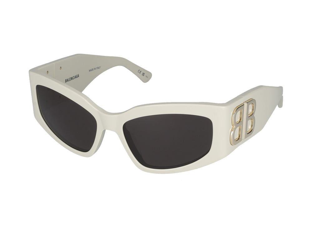 Balenciaga Sunglasses Bb0321s 010 Ivory Ivory Grey 57/17/125