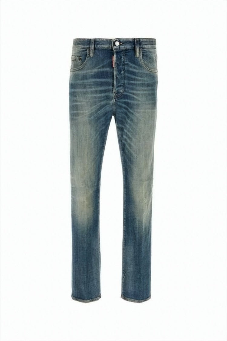 Dsquared2 Straight-Fit Denim Pants With Classic Five-Pocket Design