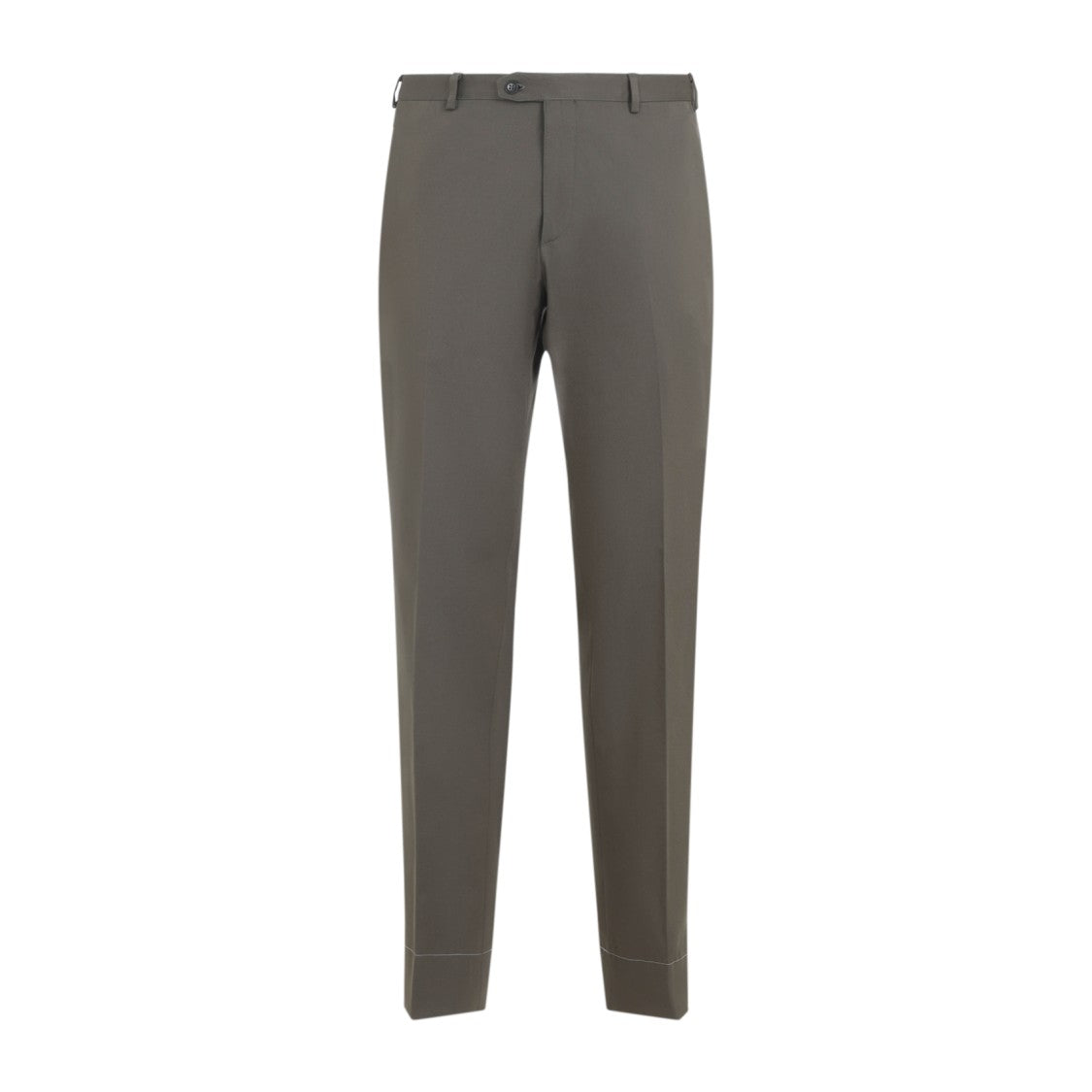 Brioni Tailored Cotton-Elastane Blend Trousers