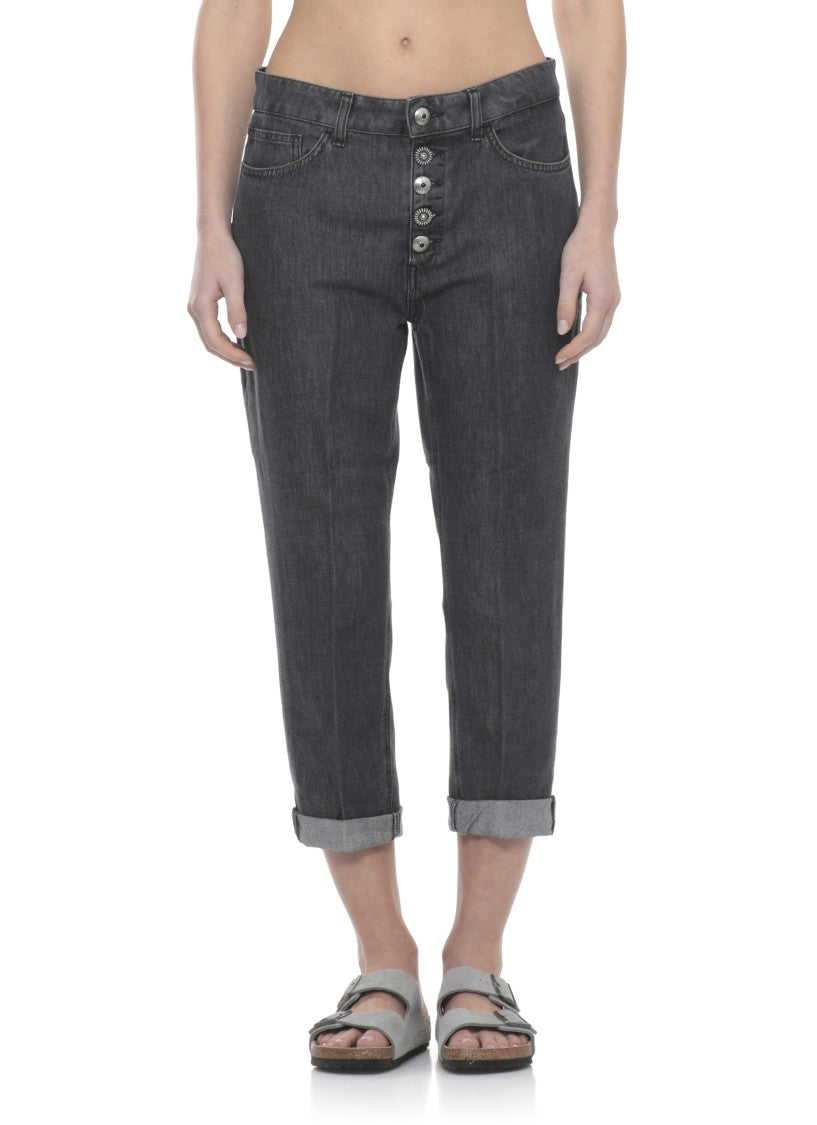 Dondup Koons Bot Gioie Jewel Button Jeans