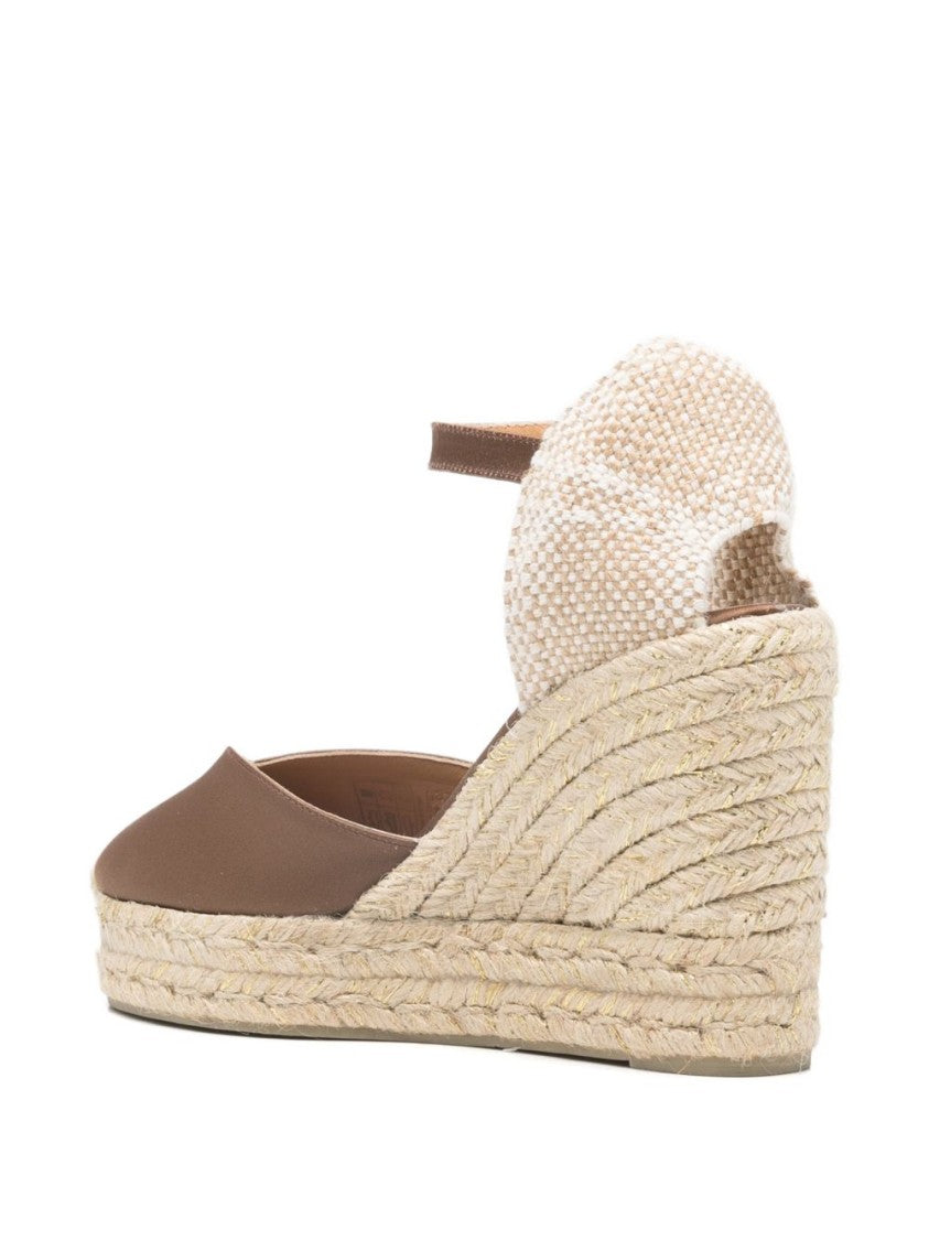 Castaner Closed-Toe Wedge Sandals With Adjustable Ankle Strap