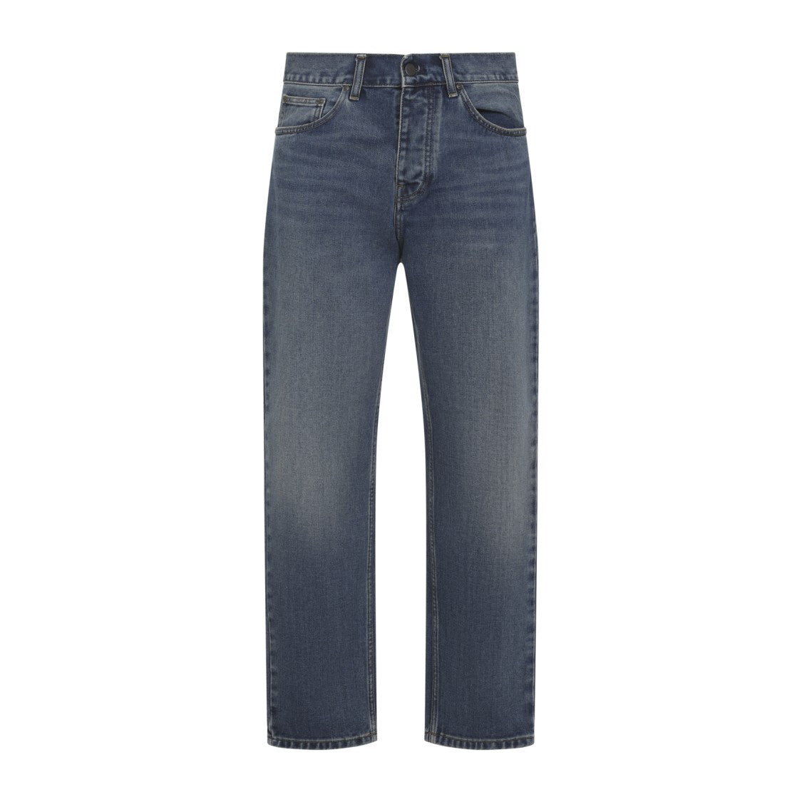 Carhartt Wip Newel Blue Cotton Jeans