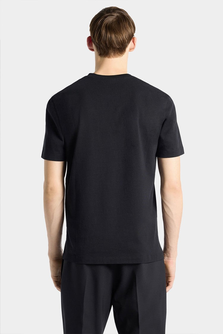 Dsquared2 Black Cotton Logo T-Shirt