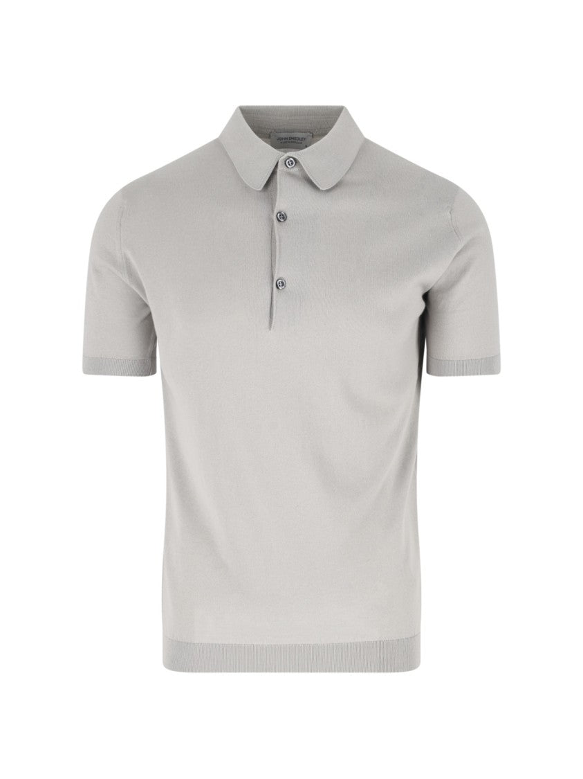 John Smedley Refined Sea Island Cotton Polo With Classic Collar
