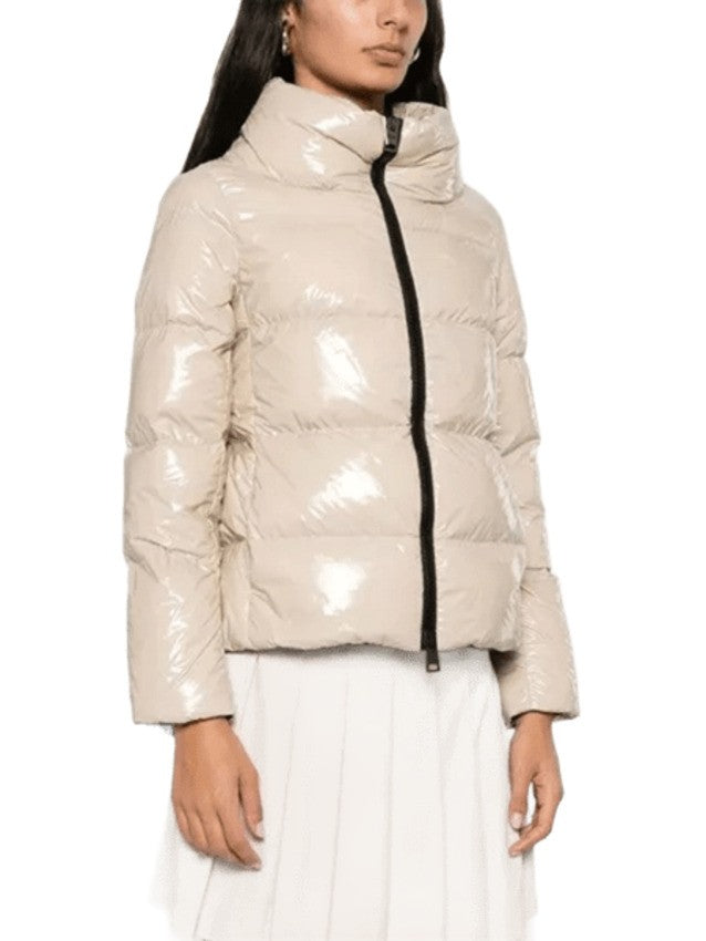 Herno Chantilly Short Lightweight Jacket With Glossy Finish