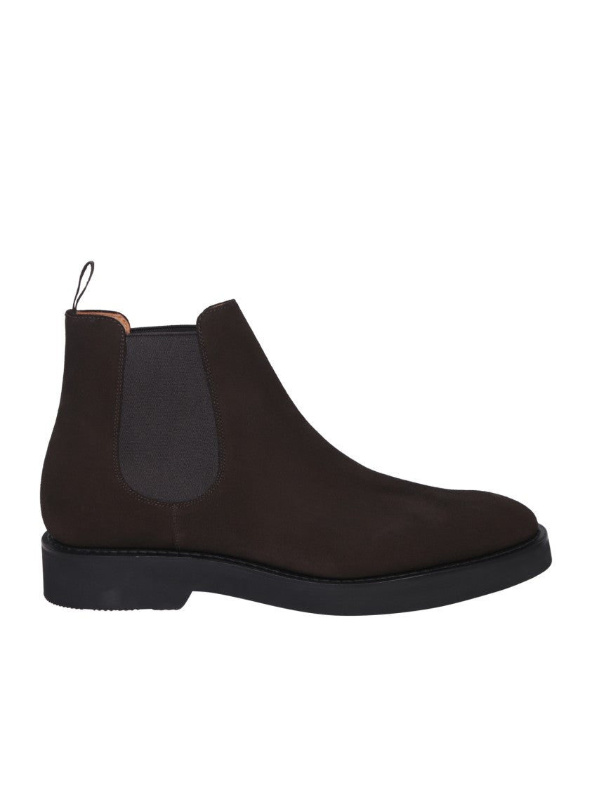 Church's Elegant Brown Calf Leather Boots