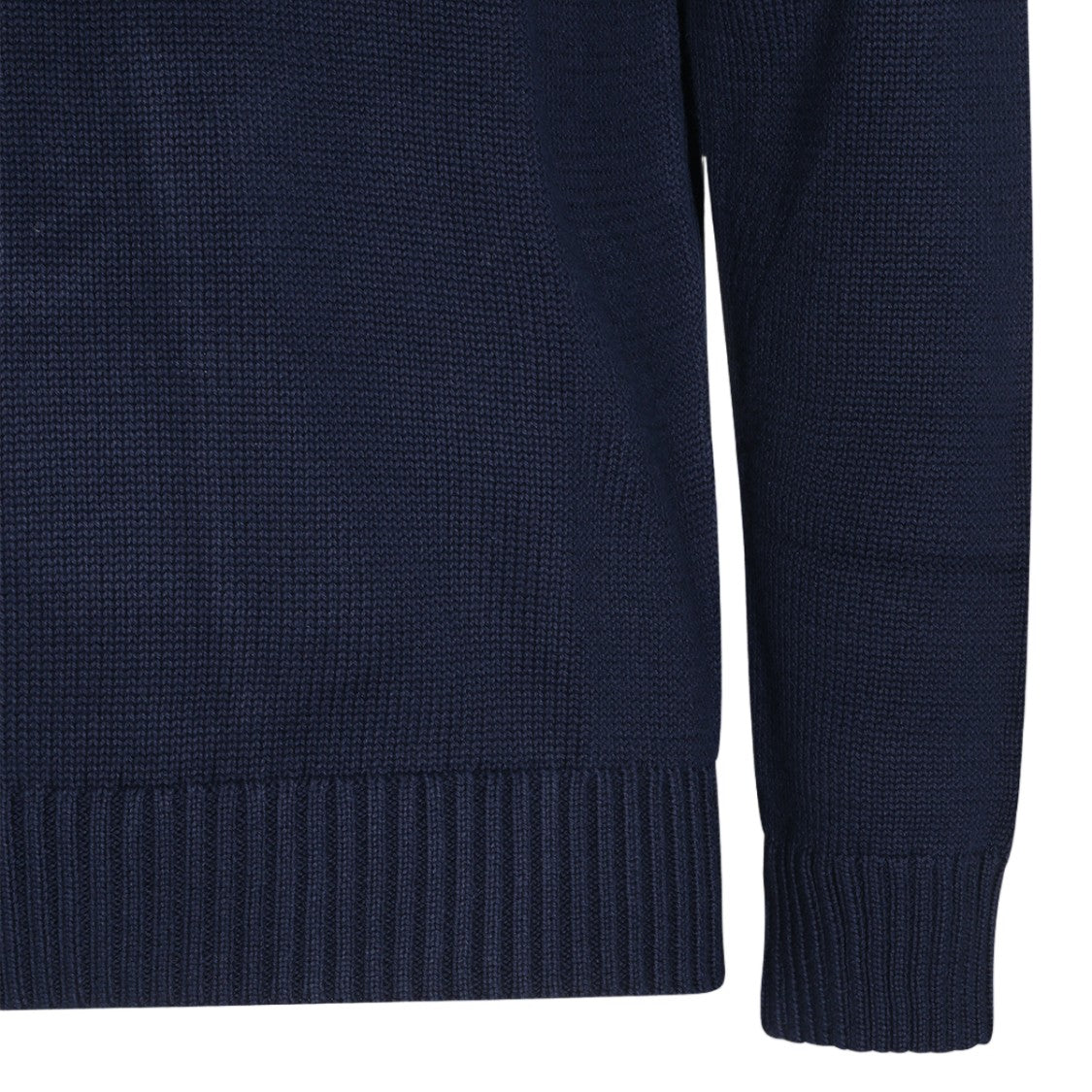 Polo Ralph Lauren Crew Neck Knit Sweater With Embroidered Detail