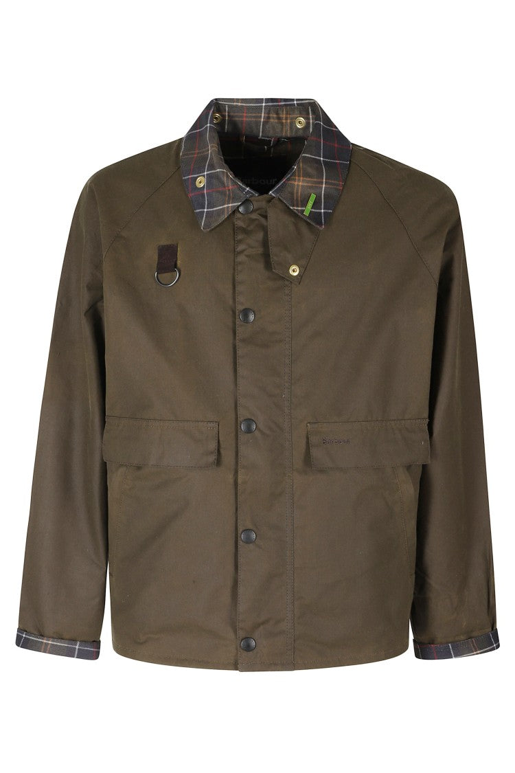 Barbour Beech Classic Tartan Waxed Cotton Jacket