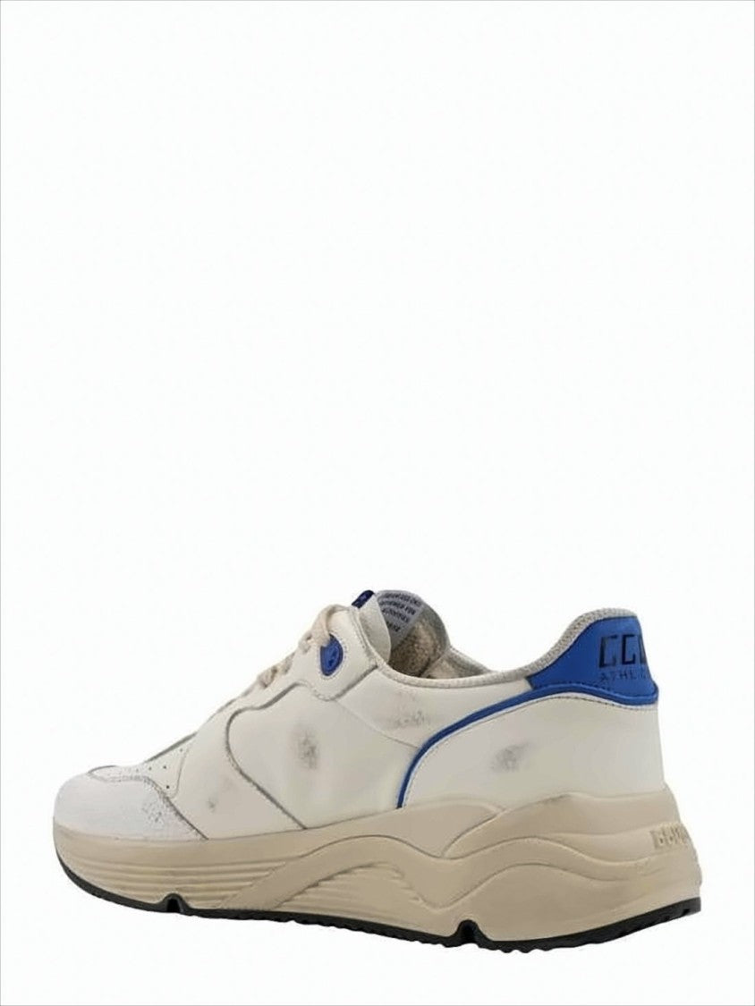 Golden Goose Worn-In Aesthetic Nappa Leather Sneakers With Vintage Accents