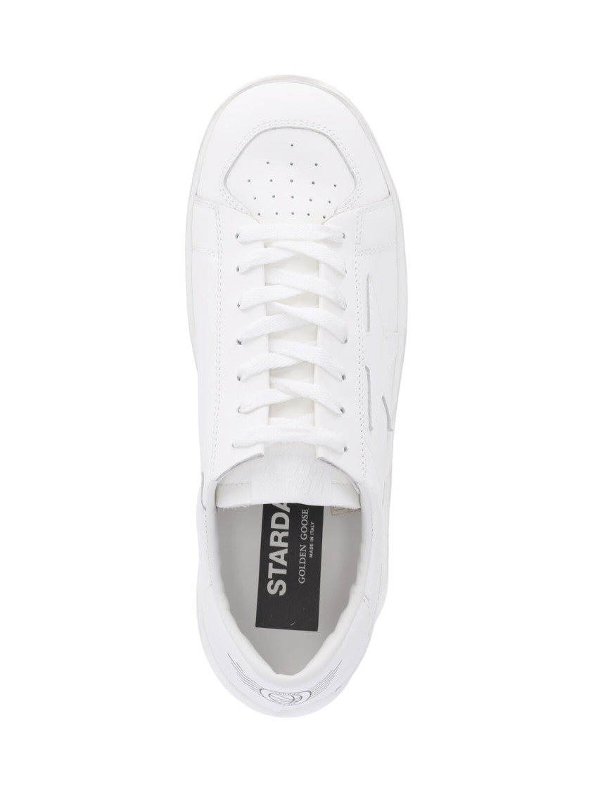 Golden Goose White Calf Leather  Low-Top Sneakers