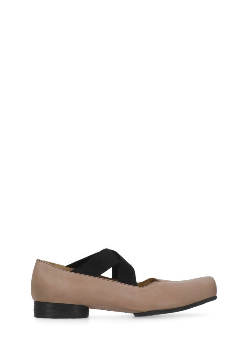 Uma Wang Leather Ballet Shoes