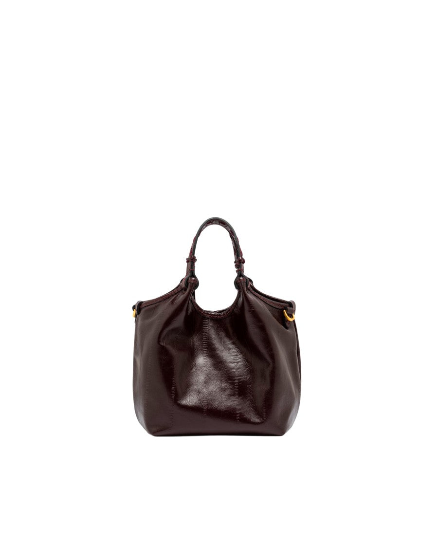 Gianni Chiarini Antique Ruby Dua Leather Crossbody Bag