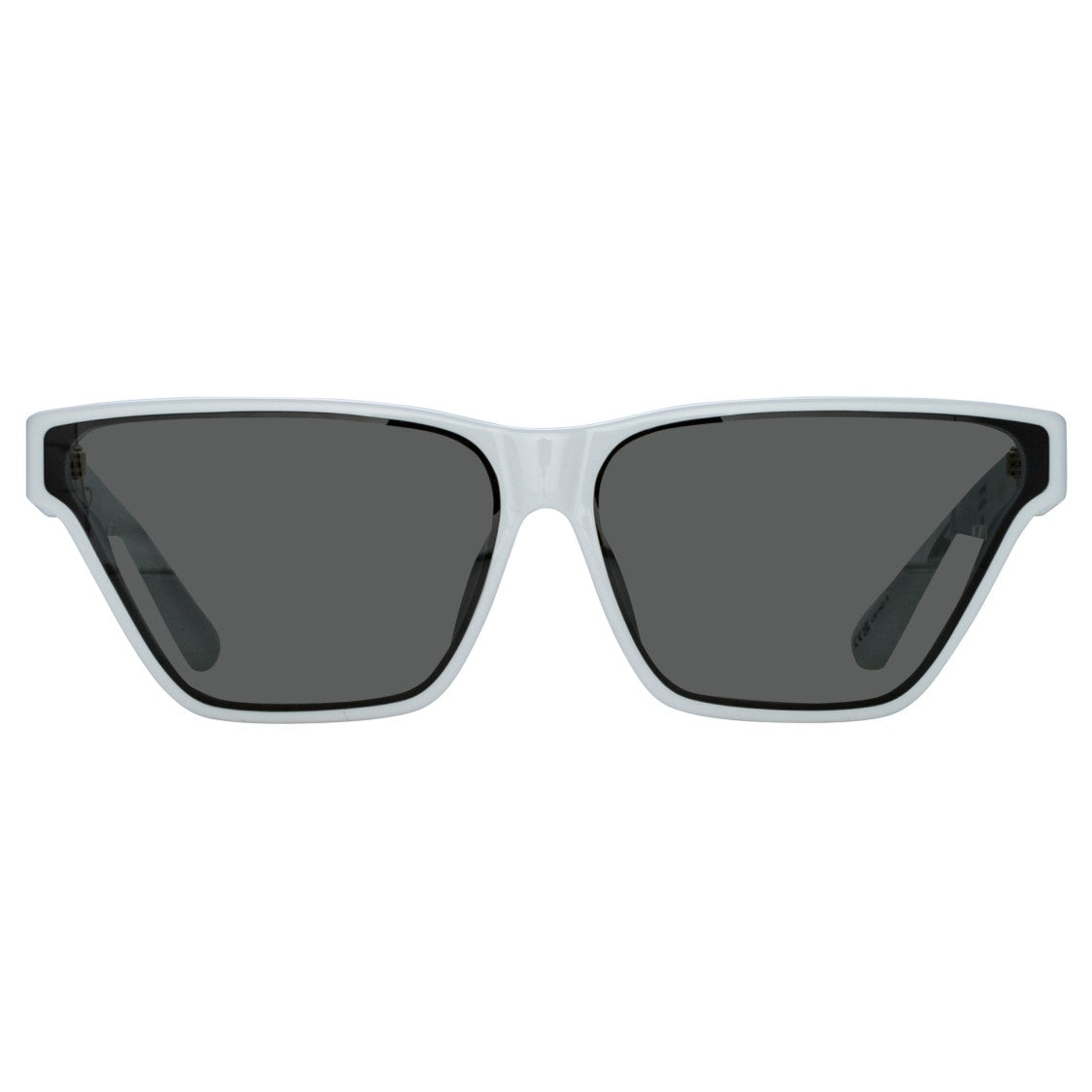 Linda Farrow Skyler Cateye Sunglasses In Wh