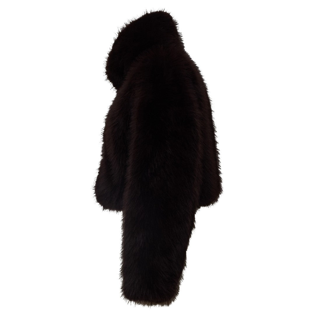 Rotate Mole Salia Faux Fur Cropped Jacket