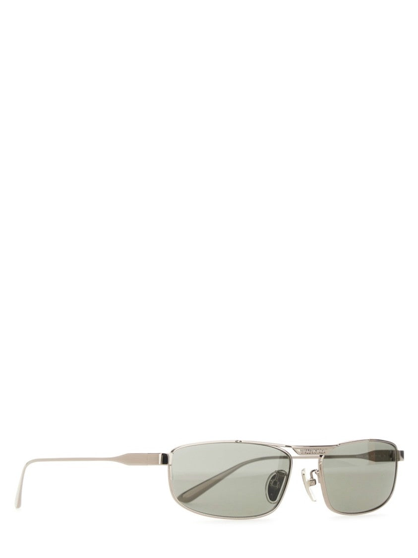 Balenciaga Tag 3.0 Rectangle Metal Sunglasses