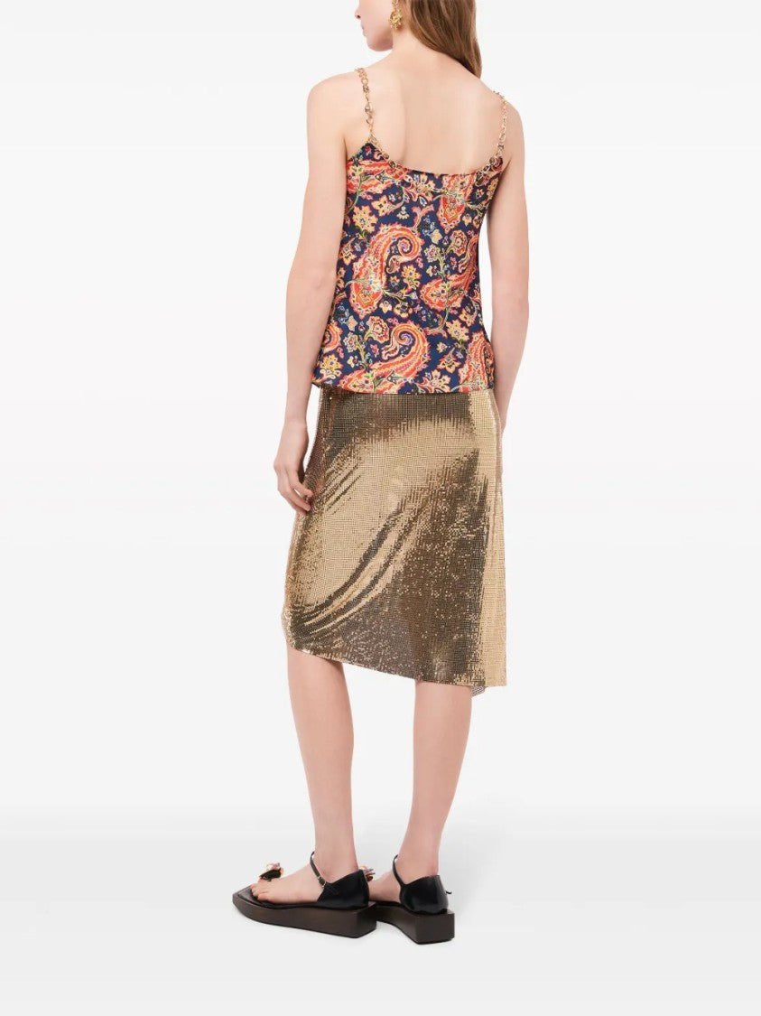 Paco Rabanne Fitted Minimalist Top With Smooth Texture