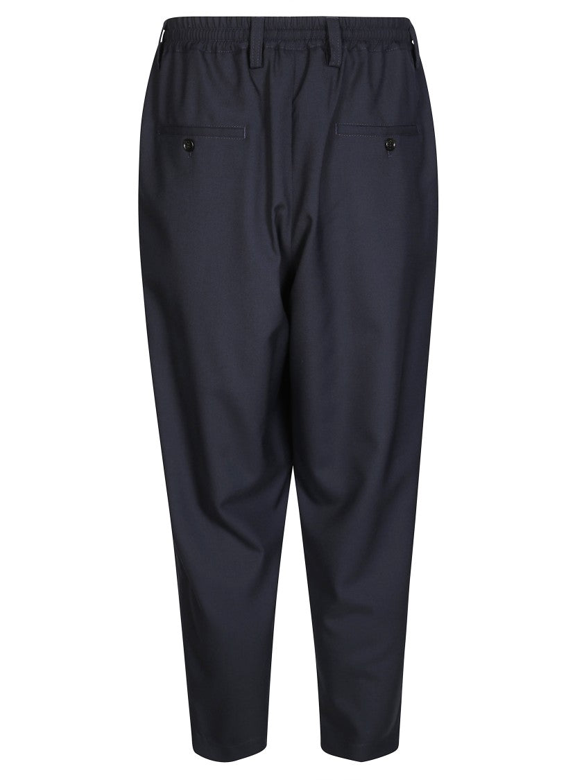 Marni Relaxed Fit Trousers With Tapered Leg