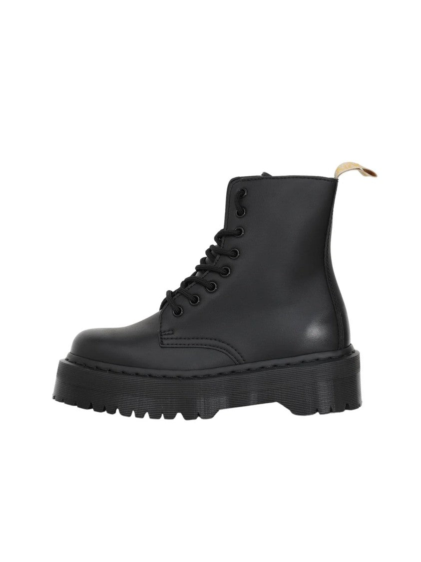 Dr. Martens Black Leather Platform Boots